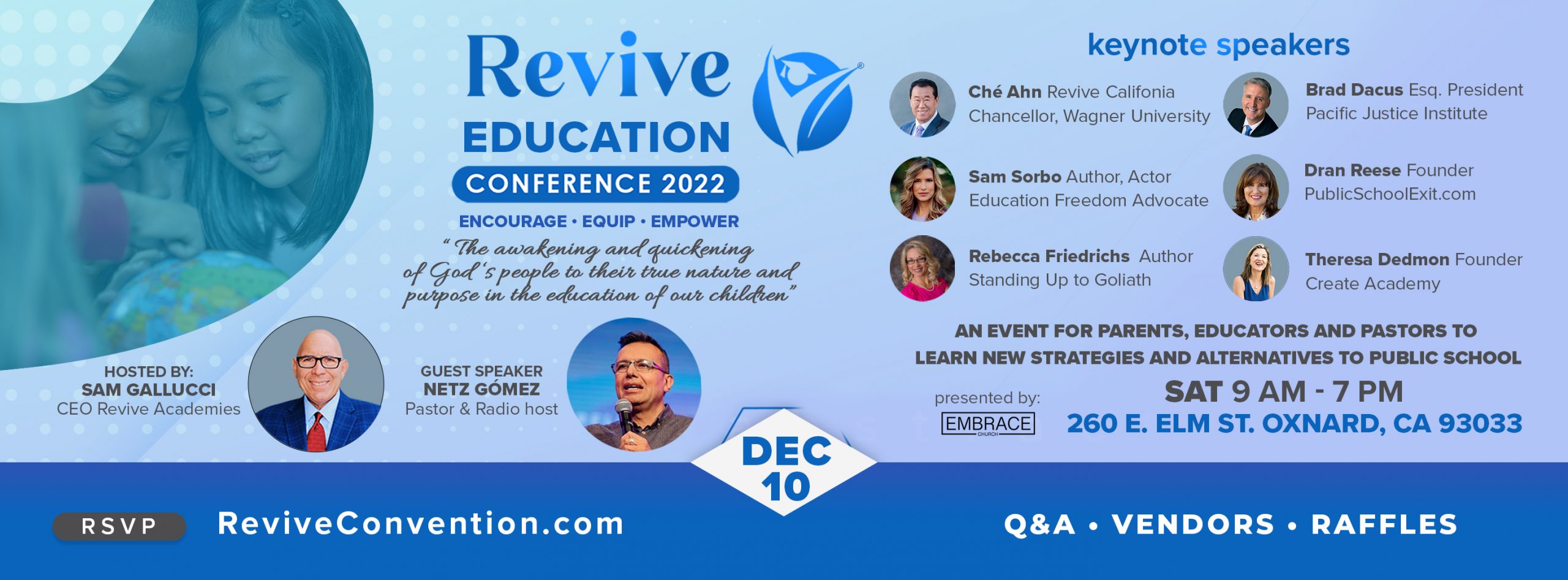 Revive Education Conference with Sam Sorbo and others