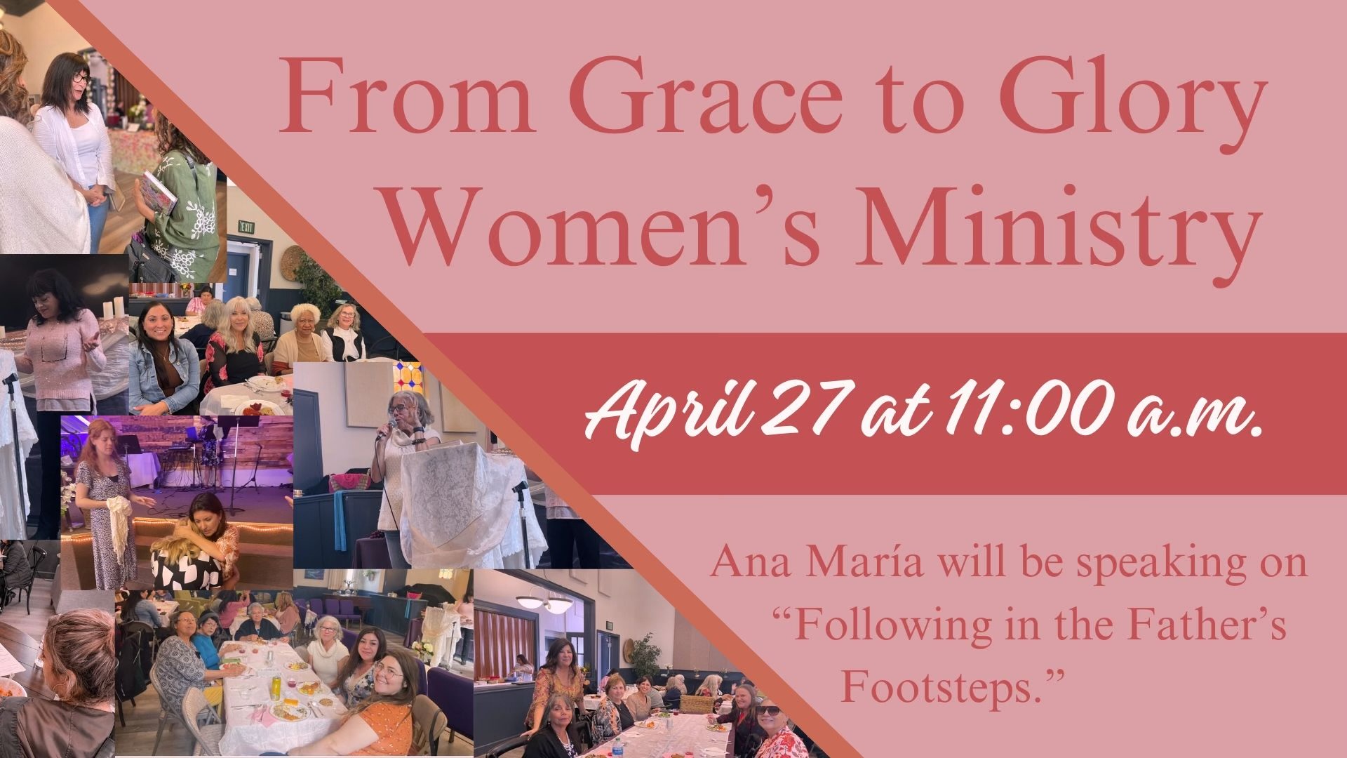 Women’s Ministry event April 27th 11am